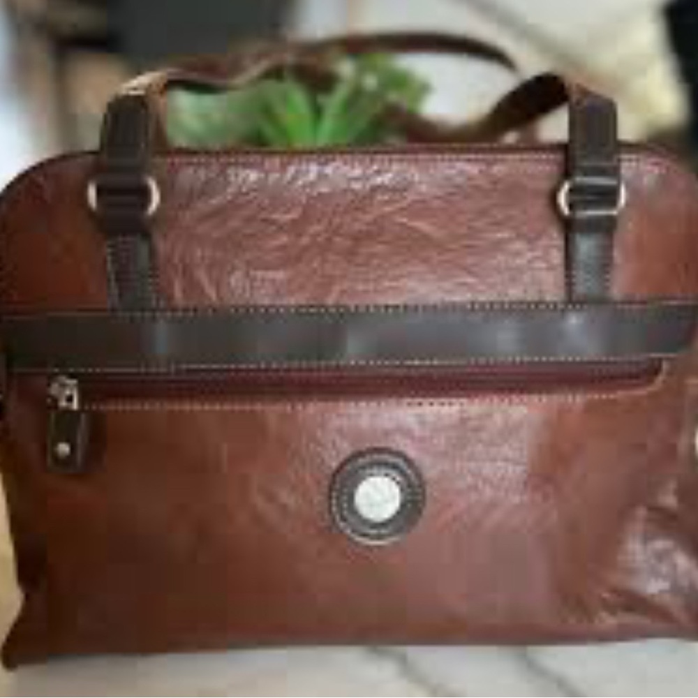 Brown Mouflon Leather Women's Bag